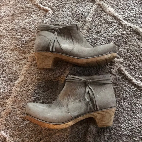 Dansko Shoes - Dansko Gray Ankle Boots